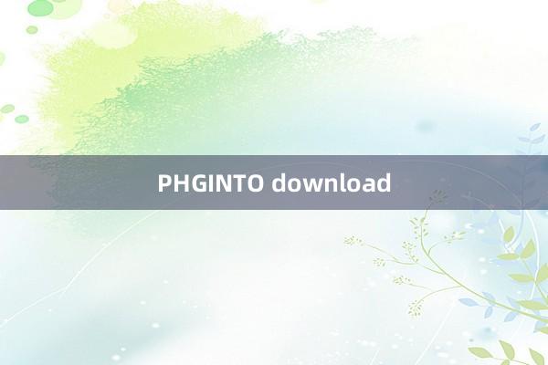 PHGINTO download