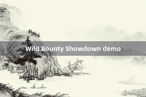 Wild Bounty Showdown demo