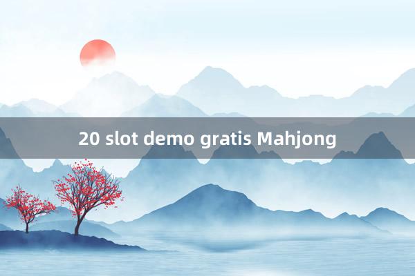 20 slot demo gratis Mahjong