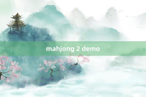 mahjong 2 demo