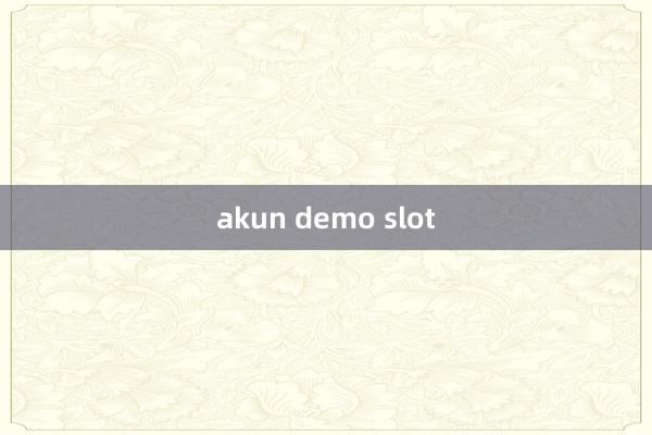 akun demo slot