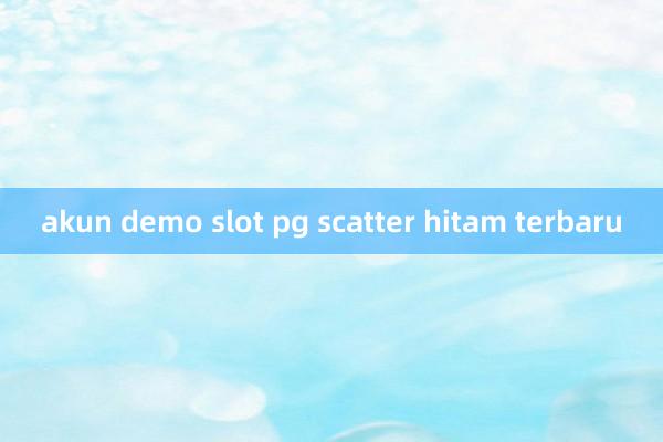 akun demo slot pg scatter hitam terbaru