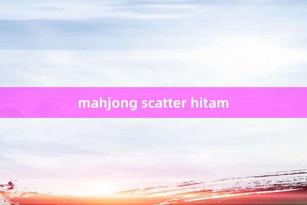 mahjong scatter hitam